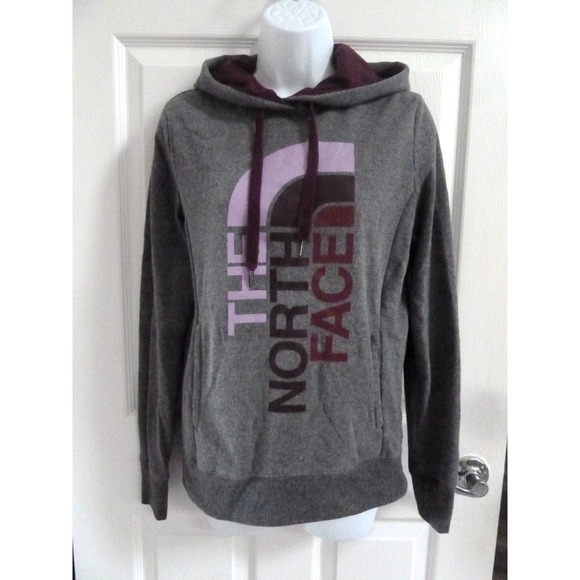 The North Face Tops - NEW! THE NORTH FACE Sz Small Women's Large Logo Pouch Pocket Hoodie Sweatshirt